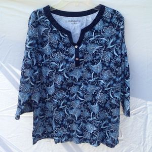 Croft & Barrow Blue Shirt